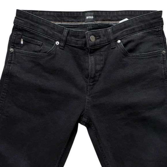 Boss Men’s Delaware Slim fit Black Denim Size 33X32 - Picture 2 of 11